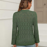 Nadorine Women's Lightweight Crochet Cropped Cardigan
