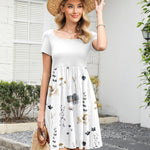 Nadorine Summer Dress Women's Dresses Short Sleeve Dress (DE Only)