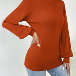 Zeagoo Womens Sweaters Fall Long Sleeve Shirts Ribbed Knit Outfits