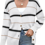 Nadorine Women's Oversized Button Sweaters Open Front Cardigans