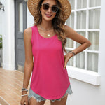 Zeagoo Womens Loose Fit Tank Tops Scoop Neck Tops