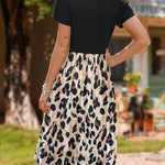 Zeagoo Womens Midi Dress Short Sleeve Dress with Pockets