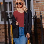 Nadorine Blouse Women's Elegant Pleated Tops (DE Only)