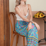Nadorine Women's Boho Floral Skirt