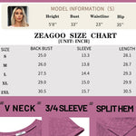 Nadorine 3/4 Sleeve Cardigans Open Front Beach Coverup