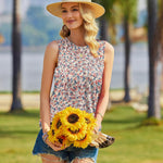 Nadorine Women's Shirt Casual T-Shirt Summer Top (DE Only)