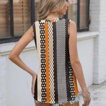Nadorine Women Eyelet Tank Tops Sleeveless Shirts V Neck Cute Top