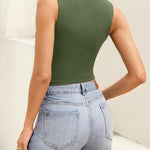 Nadorine Women's Double Lined Square Neck Tank Top