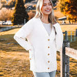 Nadorine Women's Open Front Oversized Soft Knit Sweater Cardigan