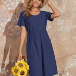 Nadorine Summer Dress Women's Linen Dresses (DE Only)