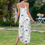 Zeagoo Women's Summer Maxi Dress Casual Sleeveless Sundress