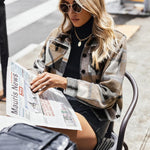 Nadorine Women's Short Flannel Jacket