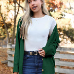 Nadorine Women's Oversized Button Sweaters Open Front Cardigans