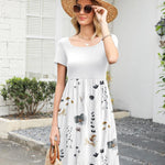 Nadorine Summer Dress Women's Dresses Short Sleeve Dress (DE Only)