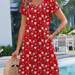 Zeagoo Womens Summer A-Line Flowy Dress with Pockets