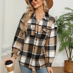 Nadorine Women's Checked Shirt-Jacket (DE Only)