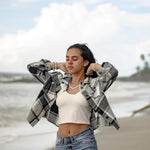 Nadorine Women's Short Flannel Jacket