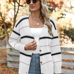 Nadorine Women's Oversized Button Sweaters Open Front Cardigans