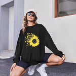Nadorine  Oversized Sweatshirts Graphic Print Tops