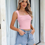 Nadorine Women's Sleeveless Crop Tops