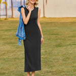 Nadorine Maxi Dresses Summer Dress Sleeveless Beach Dress (DE Only)