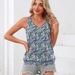 Zeagoo Womens Summer Tank Tops V Neck Sleeveless Tops