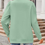 Nadorine Tunic Tops for Women Casual Crew Neck Pullover