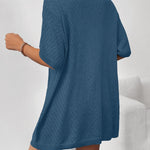 Nadorine Short Sleeve Crochet Kimonos Open Front Cover Ups