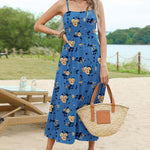 Zeagoo Women's Summer Casual Boho Sundress with Pockets