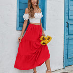 Nadorine Rock Damen Elegant Hohe Taille Skirt (DE Only)