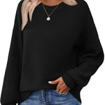 Nadorine Cozy Crewneck Chunky Knit Sweater (US Only)