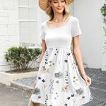 Nadorine Summer Dress Women's Dresses Short Sleeve Dress (DE Only)