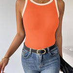 Nadorine 2 Pack Tank Tops Sleeveless Ribbed Shirts