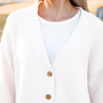 Nadorine Women's Open Front Oversized Soft Knit Sweater Cardigan