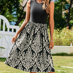 Zeagoo Women's Summer Tank Midi Dress with Pockets