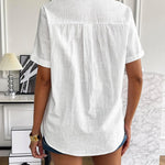 Nadorine Women Linen Button Down Shirt