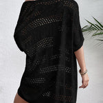 Nadorine Short Sleeve Boho Oversized Knitted Cardigan