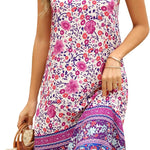 Nadorine Women's Boho Beach Dress  Casual Summer Dress (DE Only)