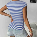 Zeagoo Womens Tank Tops Ribbed Knit Crew Neck Shirts