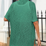 Nadorine 3/4 Sleeve Cardigans Open Front Beach Coverup