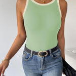 Nadorine 2 Pack Tank Tops Sleeveless Ribbed Shirts