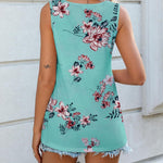 Nadorine Women V Neck Lace Tank Tops