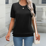 Zeagoo Womens Summer Short Sleeve Tops Pullover Sweaters