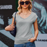 Nadorine Tank Top Women's Elegant Pleated Tops (DE Only)