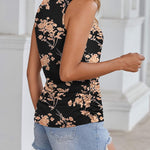 Nadorine Ruched Tank Tops Dressy Casual Shirts
