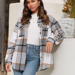 Nadorine Women's Checked Shirt-Jacket