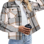Nadorine Women's Short Flannel Jacket