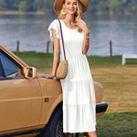 Nadorine Summer Dress Women's Dresses Short Sleeve Dress (DE Only)