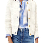 Nadorine Women's Comfy Button Down Knit Cardigan (US Only)