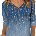 Zeagoo Womens 3/4 Length Sleeve Tunic Tops